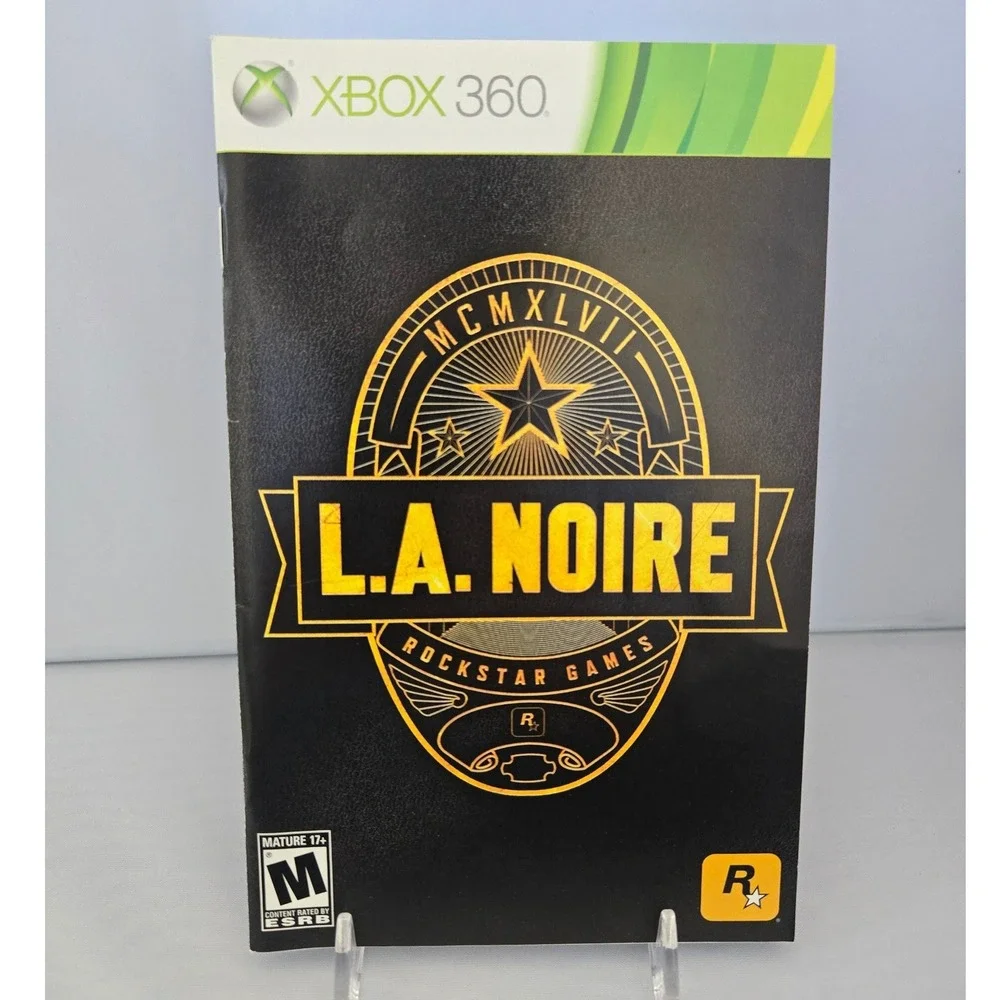 L.A. Noire - Xbox 360 - Complete CIB - 3 Discs W/ Manual Tested‎ & Working